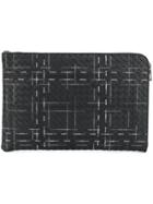 Bottega Veneta Embroidered Intrecciato Clutch - Black