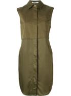 T By Alexander Wang Panelled Shirt Dress