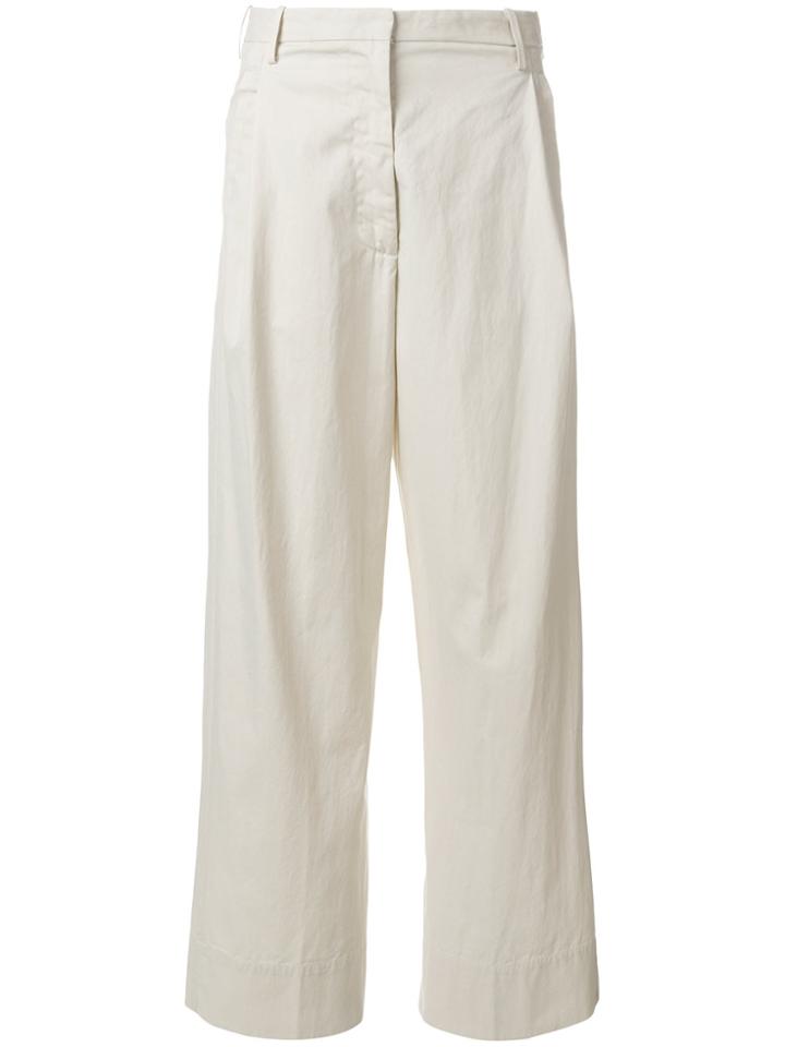 Forte Forte Wide-leg Trousers - White