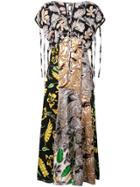 3.1 Phillip Lim Patchwork Maxi Dress - Black