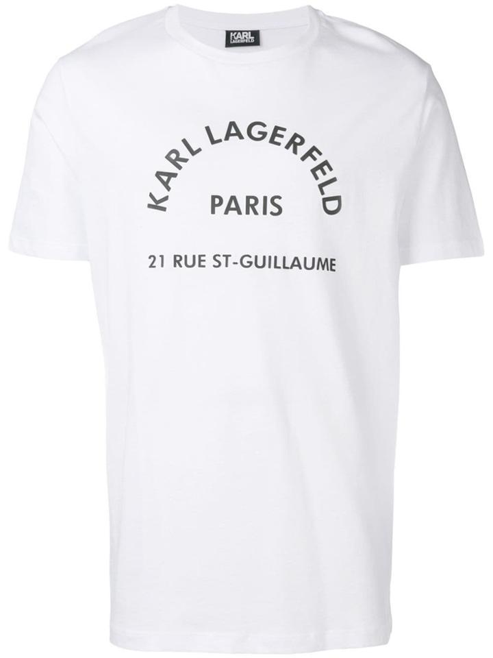 Karl Lagerfeld Printed T-shirt - White
