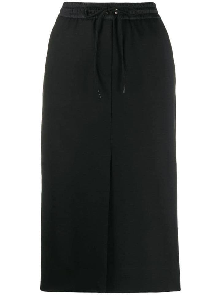 P.a.r.o.s.h. Straight Midi Skirt - Black