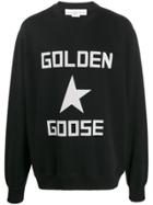 Golden Goose Oversized Logo Sweatshirt - Black