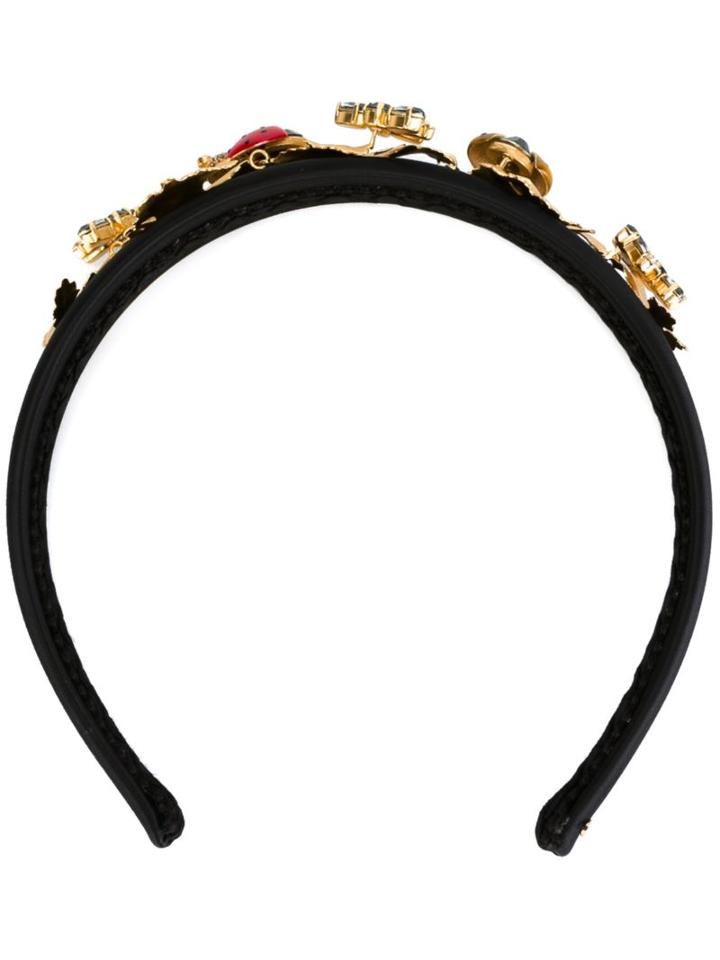 Dolce & Gabbana Ladybird Embellished Hair Band