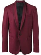 Diesel - Piped Trim Blazer - Men - Nylon/polyester/spandex/elastane/virgin Wool - 46, Pink/purple, Nylon/polyester/spandex/elastane/virgin Wool