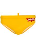 Dsquared2 Branded Swim Shorts - Yellow & Orange