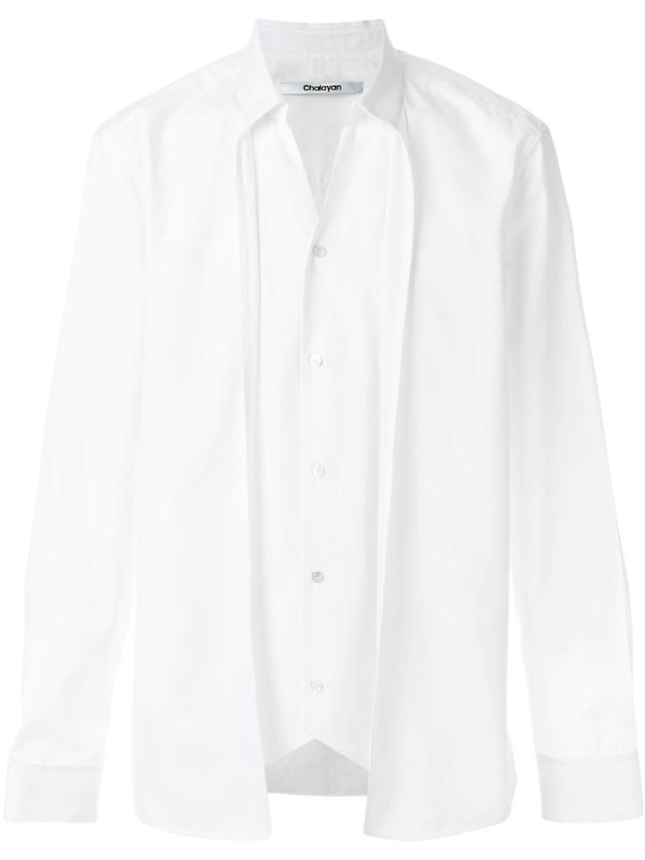 Chalayan Double Layer Shirt - White
