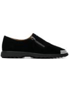 Giuseppe Zanotti Zipped Oxford Shoes - Black