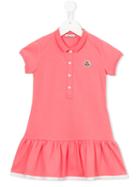 Moncler Kids Polo Dress, Girl's, Size: 8 Yrs, Pink/purple
