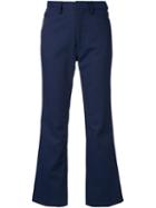 Theatre Products Flared Crop Trousers, Women's, Blue, Polyester