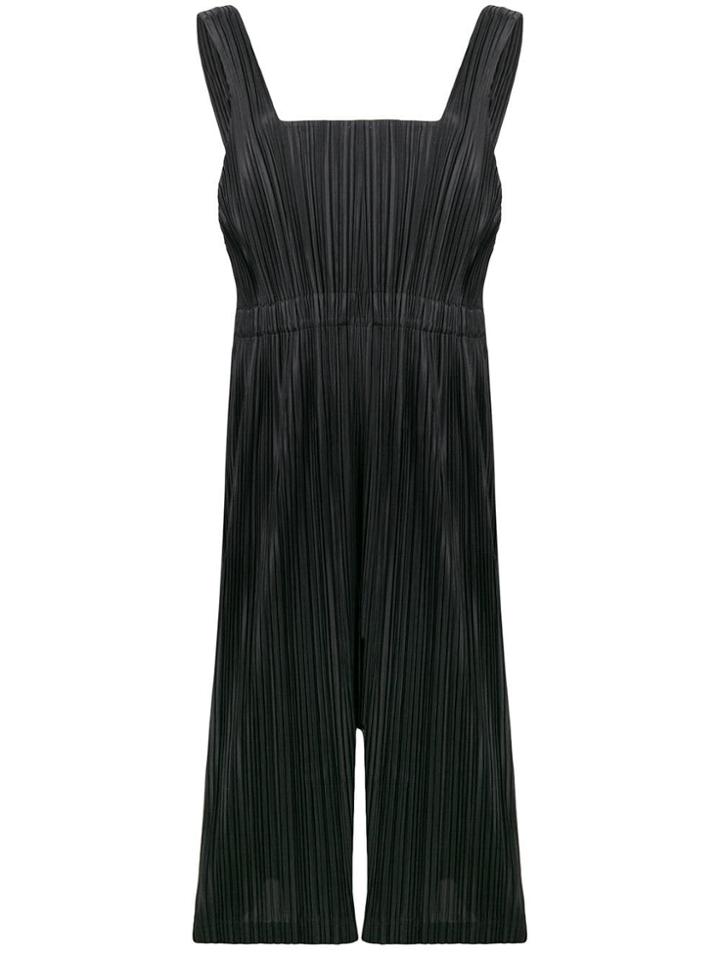 Pleats Please By Issey Miyake Pleated Jumpsuit - Black
