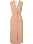 Dion Lee Hook Front Sleeveless Dress - Brown