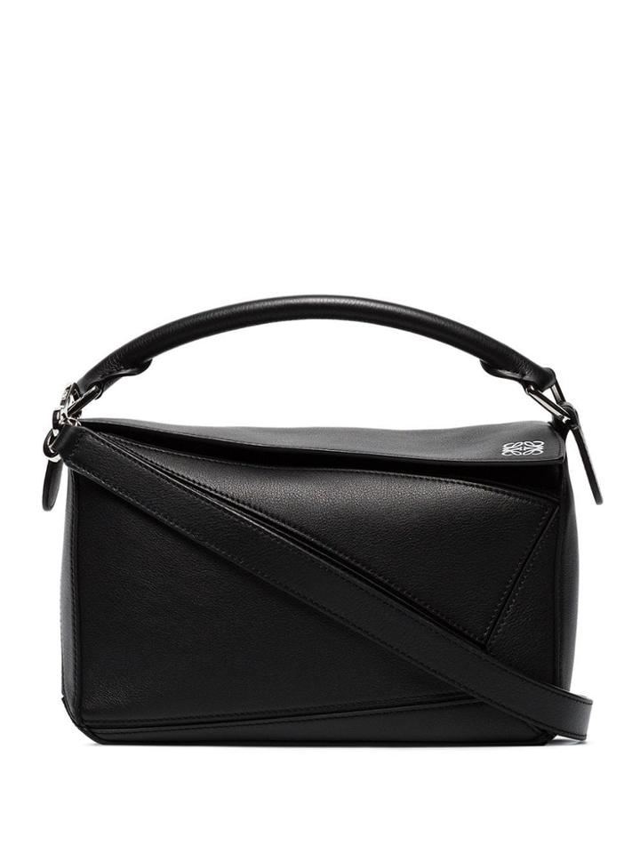 Loewe Small Puzzle Shoulder Bag - Black