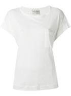 Forte Forte Chest Pocket T-shirt, Women's, Size: I, White, Cotton/linen/flax