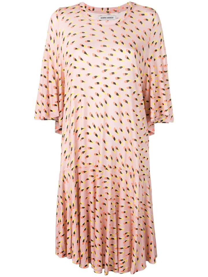 Henrik Vibskov Stream Jersey Midi Dress - Pink