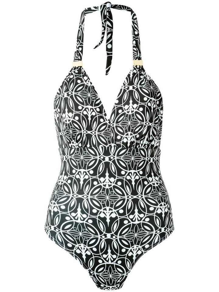 Sub Printed Swimsuit, Women's, Size: G, White, Spandex/elastane/polyimide