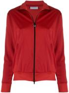 Chiara Ferragni Rosso Zipped Cardigan - Red