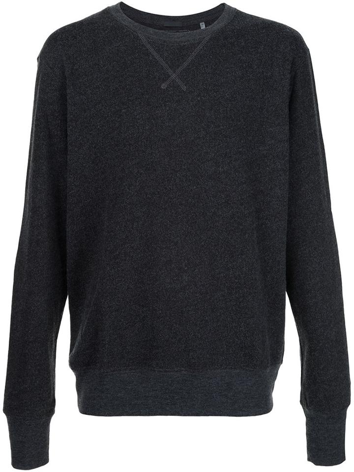 Atm Anthony Thomas Melillo French Terry Sweatshirt, Men's, Size: Medium, Grey, Cotton/polyester