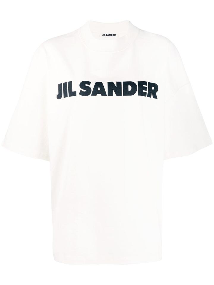 Jil Sander Oversized Logo T-shirt - White