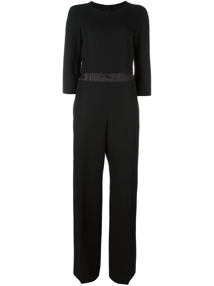 Maison Margiela Full Length Jumpsuit, Women's, Size: 40, Black, Viscose/virgin Wool
