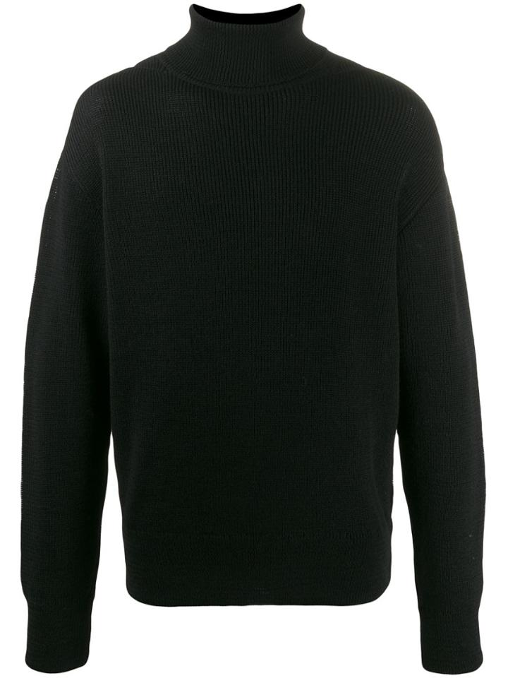 Our Legacy Plain Turtleneck Jumper - Black