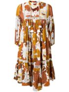 Dodo Bar Or Floral Print Dress - Brown