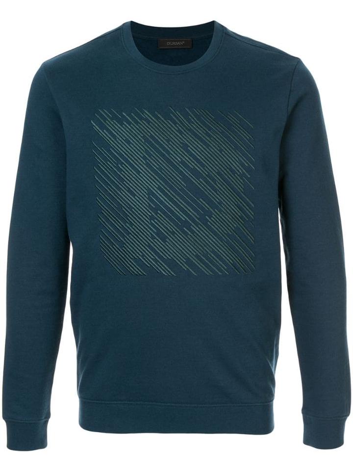 D'urban Masked Embroidered Logo Sweatshirt - Green