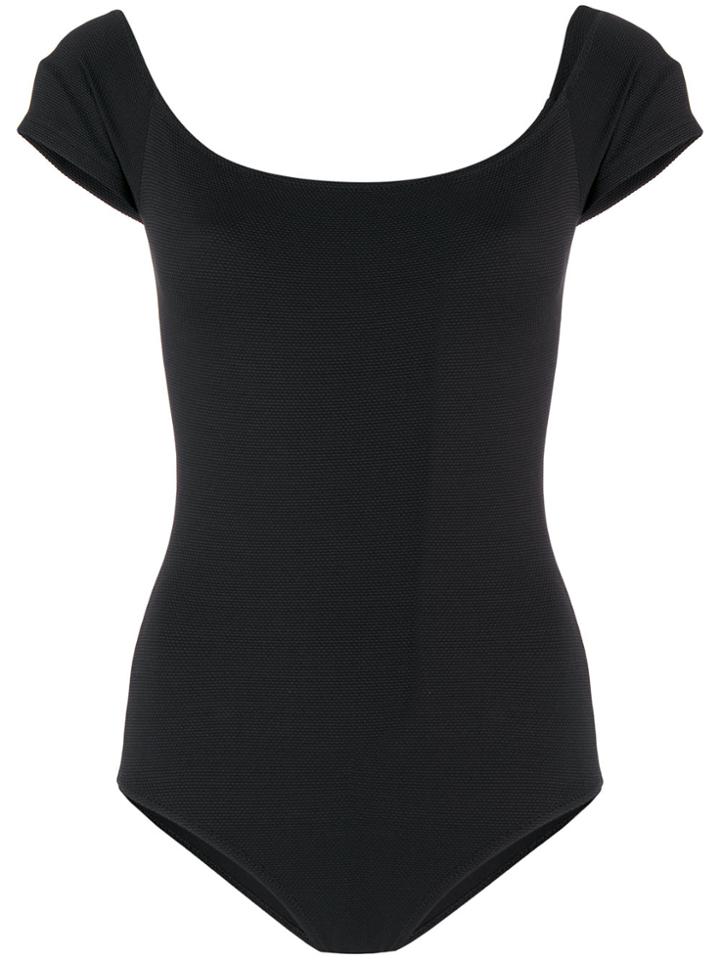 Mimì A La Mer Scoop Neck Swimsuit - Black