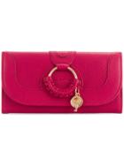 See By Chloé Hana Continental Wallet - Pink & Purple