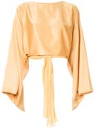 Pose Arazzi Side Panelled Top - Yellow & Orange