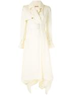 Nehera Trenchcoat Styled Dress - Yellow