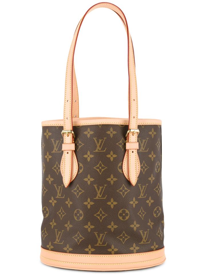 Louis Vuitton Vintage Bucket Tote Bag - Brown