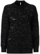 Boboutic Crew Neck Jumper, Women's, Size: Small, Black, Polyamide/viscose/polyester