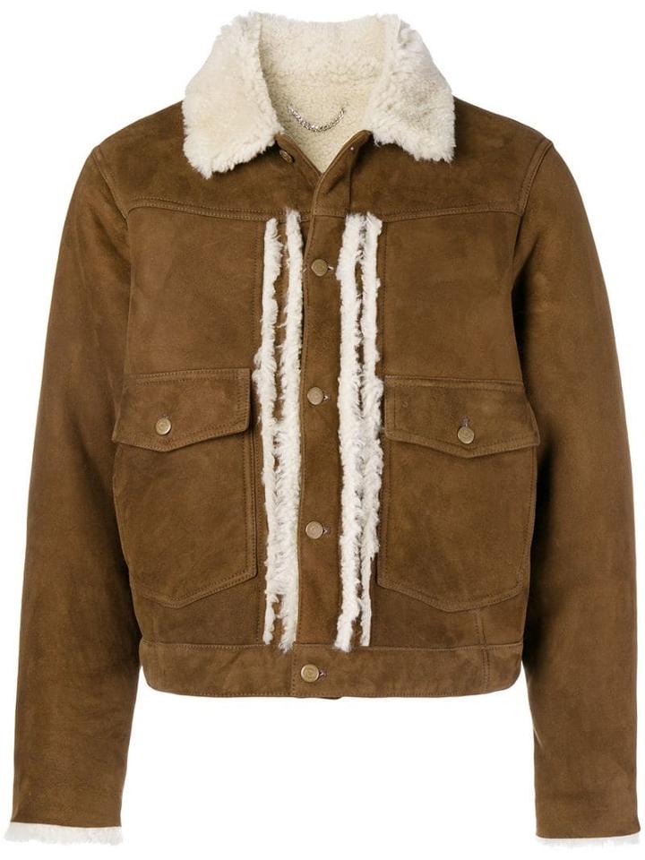 Golden Goose Buttoned Jacket - Brown