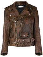 Golden Goose Deluxe Brand Biker Jacket - Brown