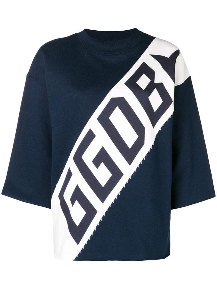 Golden Goose Logo Sweater - Blue