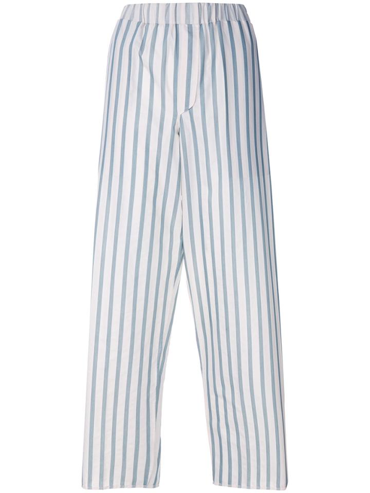 Cristaseya Striped Pyjama Pants - White