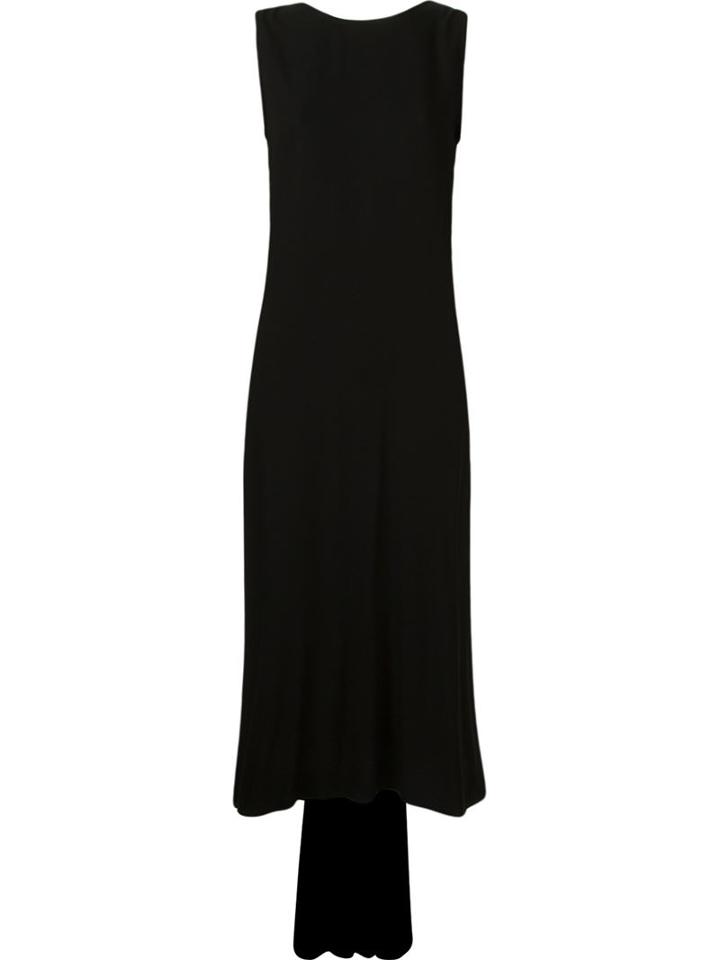 Emannuelle Junqueira V-neck Asymmetric Hem Gown