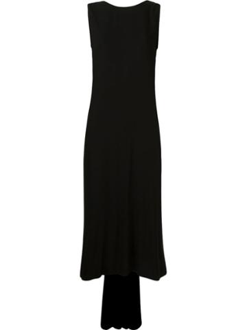 Emannuelle Junqueira V-neck Asymmetric Hem Gown