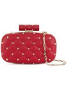 Valentino Valentino Garavani Rockstud Spike Clutch - Red