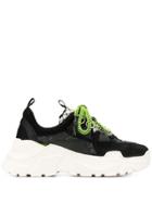 Grey Mer Zen Ring Sneakers - Black