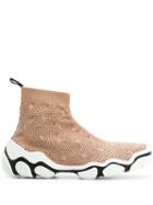 Red Valentino Red(v) Glam Run Sneakers - Metallic