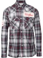 Maison Mihara Yasuhiro - Patches Plaid Shirt - Men - Cotton/rayon - 46, Red, Cotton/rayon