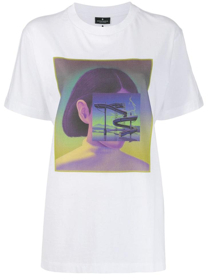 Marcelo Burlon County Of Milan Carousel Square T-shirt White
