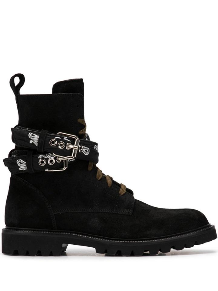 Amiri Lace Up Boots - Black