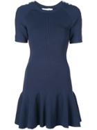 Jonathan Simkhai Buttoned Shoulder Dress - Blue