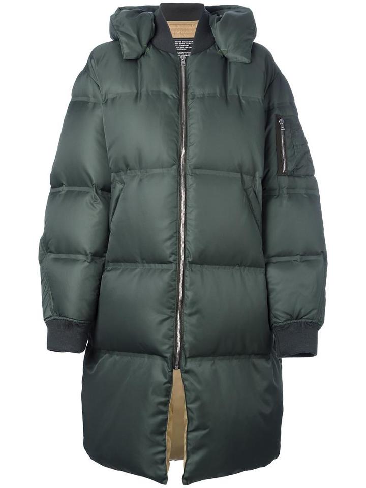 Golden Goose Deluxe Brand 'paige' Padded Coat, Women's, Size: Small, Green, Polyamide/polyurethane/goose Down