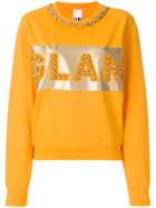 Nil & Mon Embellished Sweatshirt - Yellow & Orange