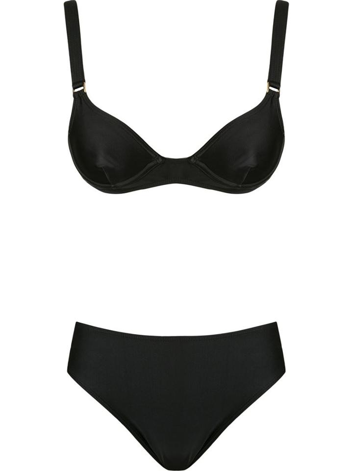 Lygia & Nanny - Bikini Set - Women - Polyamide/spandex/elastane - 48, Black, Polyamide/spandex/elastane