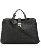 Bottega Veneta 'milano 17' Tote, Women's, Black, Lamb Skin